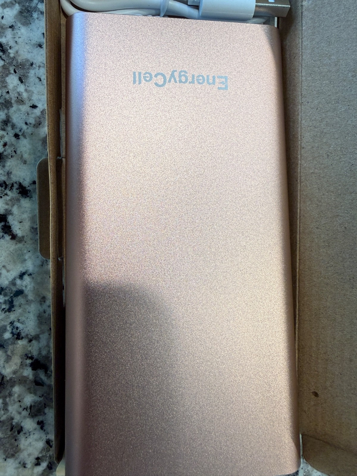 EnergyCell Pilot 4GS 12000mAh Portable Power Bank Fast Charging Cable Battery
