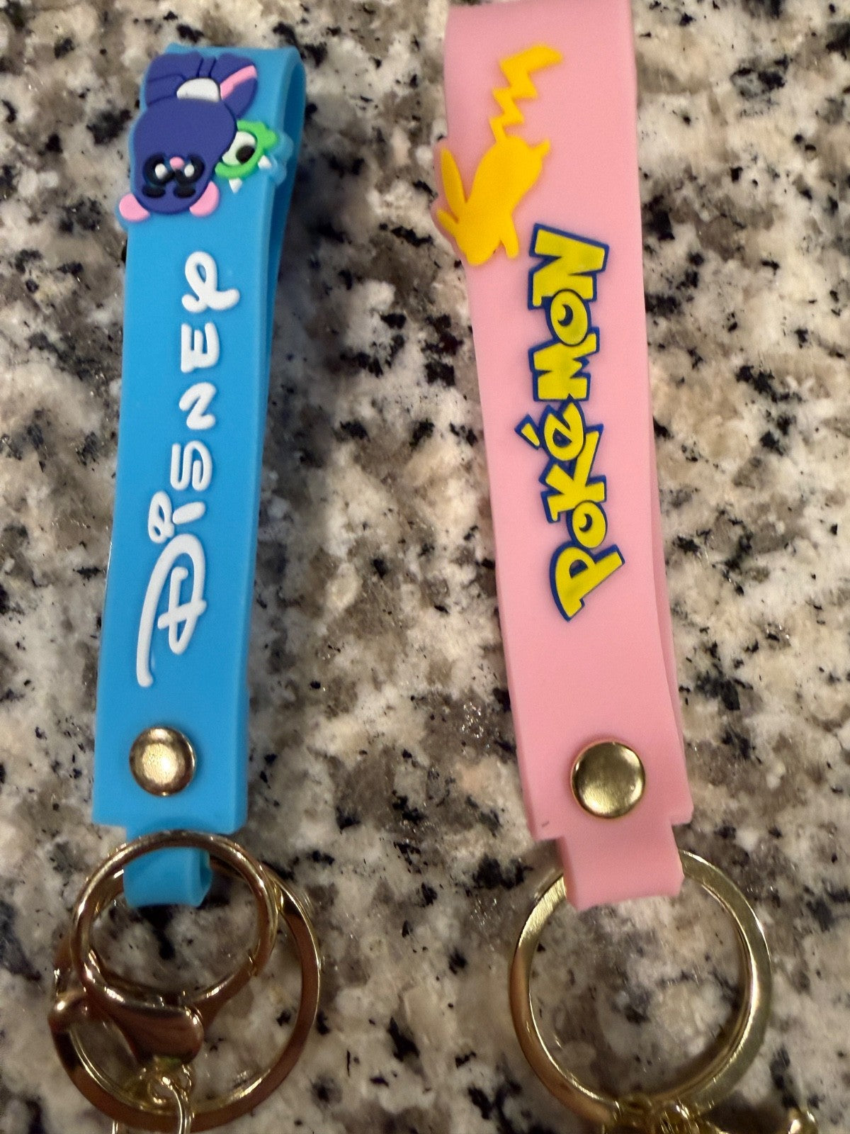 Sonic Spider-Man Disney Monsters Inc Pokemon Character Keychain 4 Pack Lot