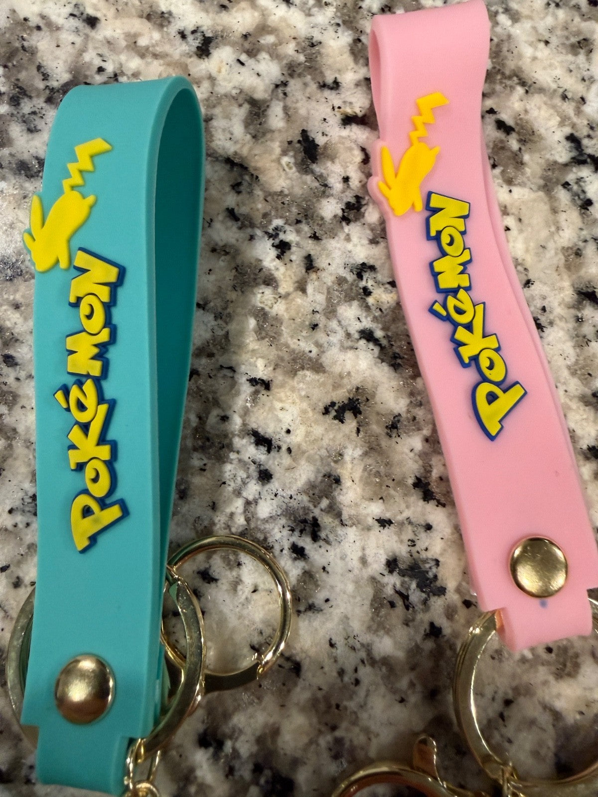 Pokemon Bulbasaur and Jigglypuff 2 Pack Silicone Keychain Set Cute Anime | 0412