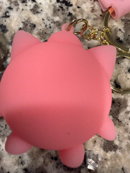 Pokemon Bulbasaur and Jigglypuff 2 Pack Silicone Keychain Set Cute Anime | 0412