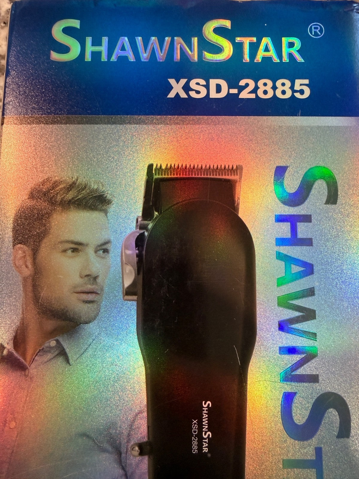 ShawnStar XSD-2885 Hair Clipper 8000RPM LCD Rechargeable Cordless Trimmer