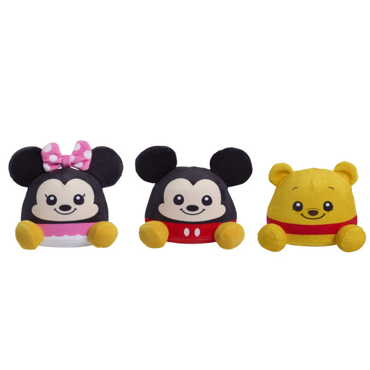 Disney Classics Weighted Small Plush 3 Pack Minnie Mickey and Winnie | 0398