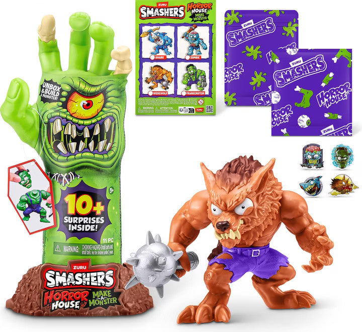 ZURU Smashers Horror House Monster Hand Surprise Figure Collectible Toy