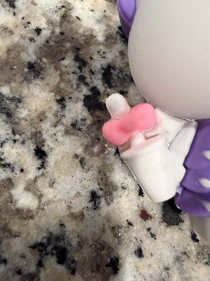 Hello Kitty 2 Pack Silicone Keychain Set Cute Cartoon Bag Charm Kawaii