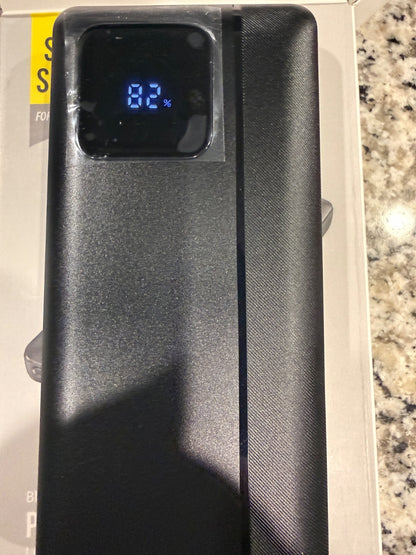 16000mAh Portable Power Bank Built In Cable USB C Fast Charger Battery Pack