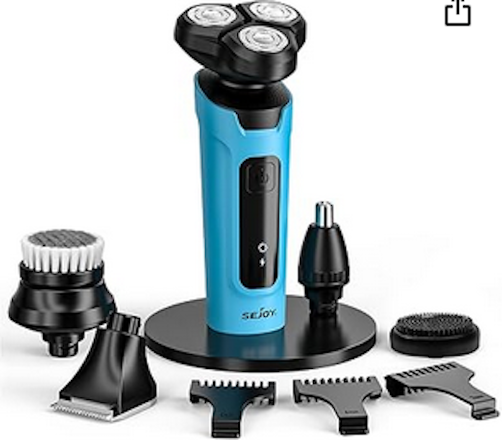 5 In 1 Electric Shaver Rotary Beard Razor Waterproof Grooming Kit Nose | 0279