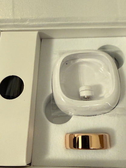 Smart Health Ring Rose Gold Size 11 Fitness Sleep Activity Tracker New