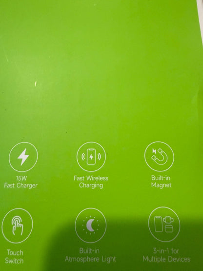 EnergyCell 3 in 1 Wireless Charging Station Fast Charger for Phone/Watch