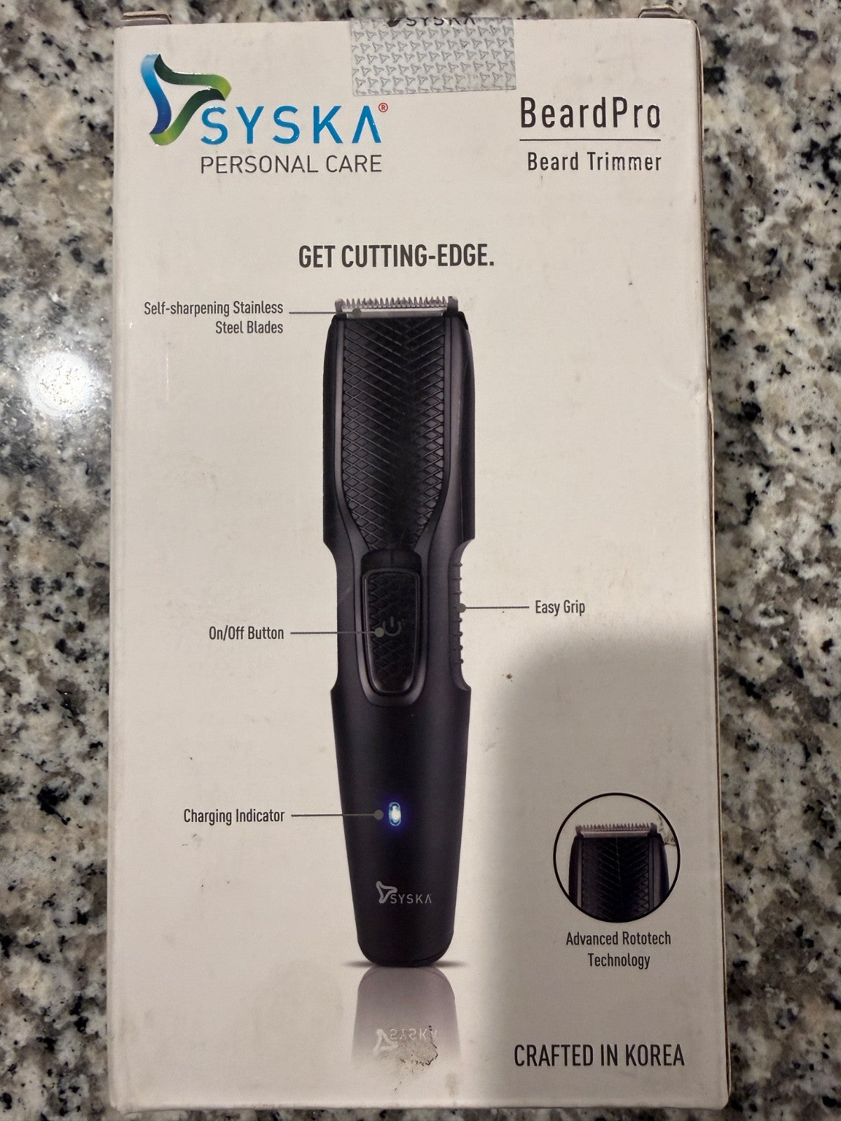 Syska BeardPro HT200U Cordless Rechargeable Beard Trimmer Grooming Kit