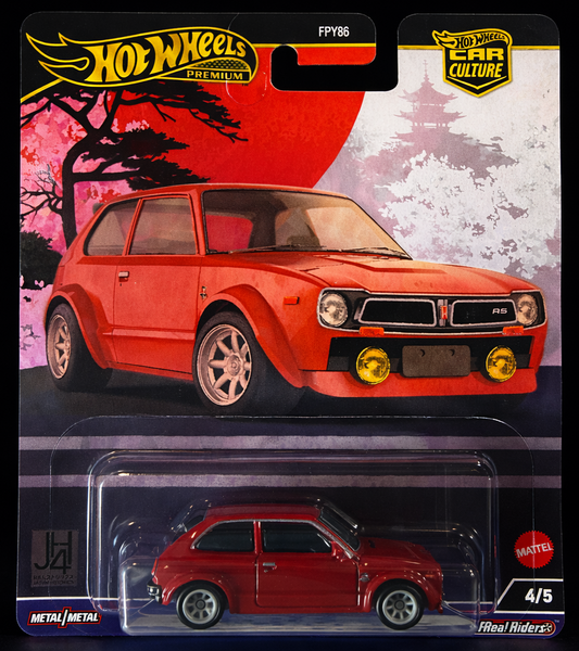 Hot Wheels Car Culture Japan Historics 4 1973 Honda Civic Custom Premium