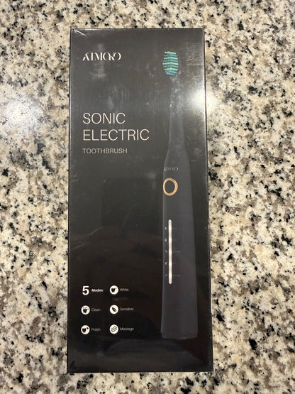ATMOKO Sonic Electric Toothbrush 40000 VPM 5 Modes IPX7 Waterproof USB