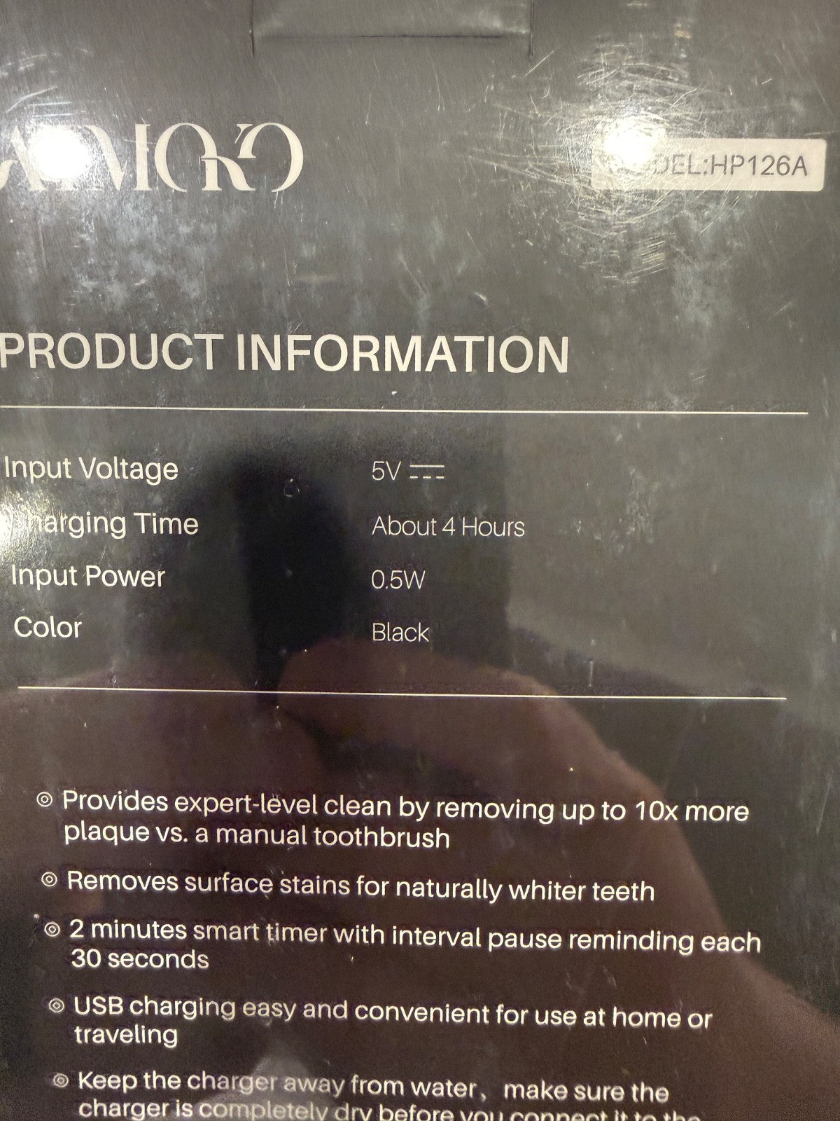 ATMOKO Sonic Electric Toothbrush 40000 VPM 5 Modes IPX7 Waterproof USB