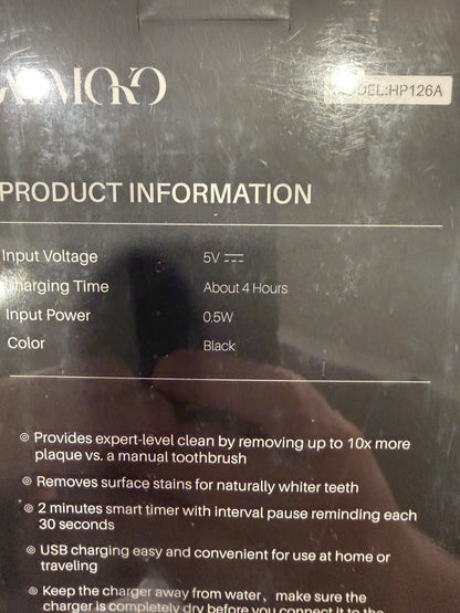 ATMOKO Sonic Electric Toothbrush 40000 VPM 5 Modes IPX7 Waterproof USB