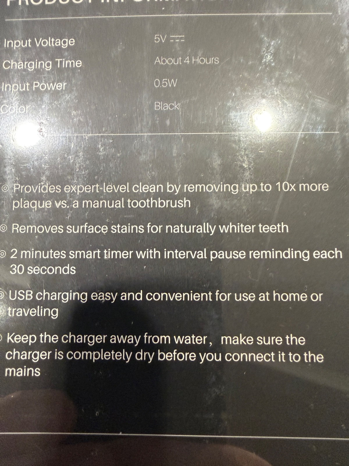 ATMOKO Sonic Electric Toothbrush 40000 VPM 5 Modes IPX7 Waterproof USB