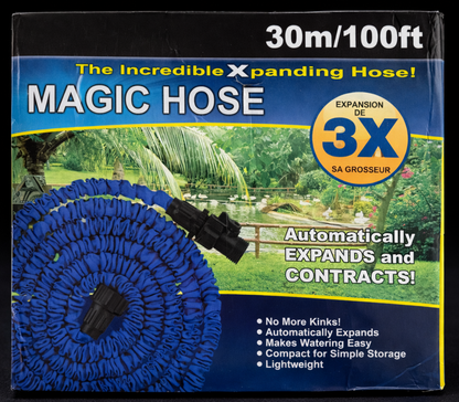 100ft Expandable Garden Hose 3X Magic Flexible No Kink Lightweight 30m