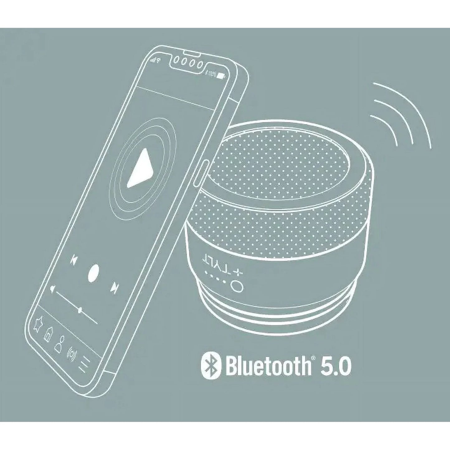 TYLT Bottle Bluetooth Speaker Wireless Charger Rechargeable Portable