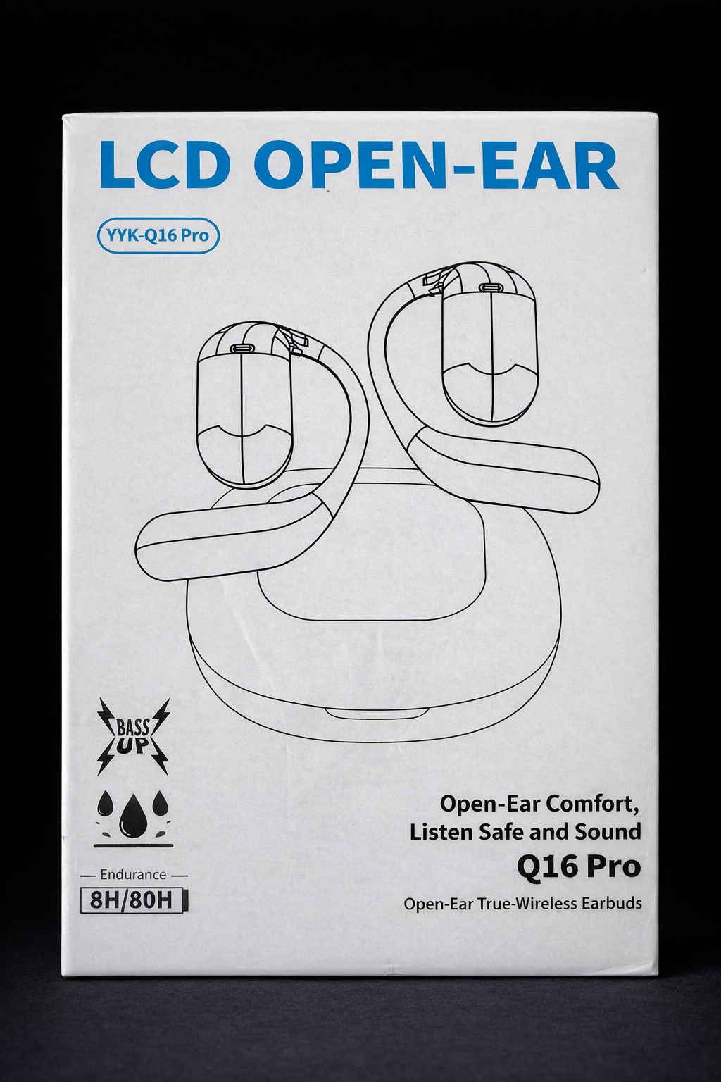 LCD Open Ear Headphones Q16 Pro Open Ear Wireless Earbuds Air Bluetooth | 0242