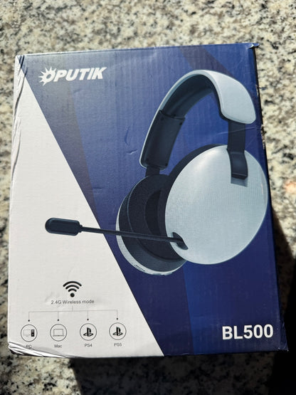 OPUTIK BL500 Wireless Gaming Headset 2.4G Noise Reduction Mic 50mm