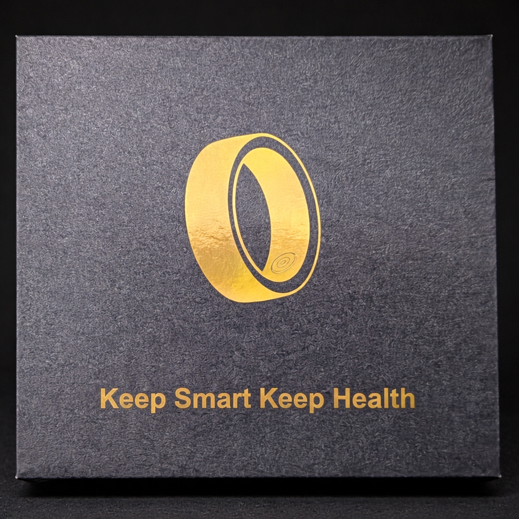 Gold Smart Health Ring Fitness Tracker for Men and Women Size 11
