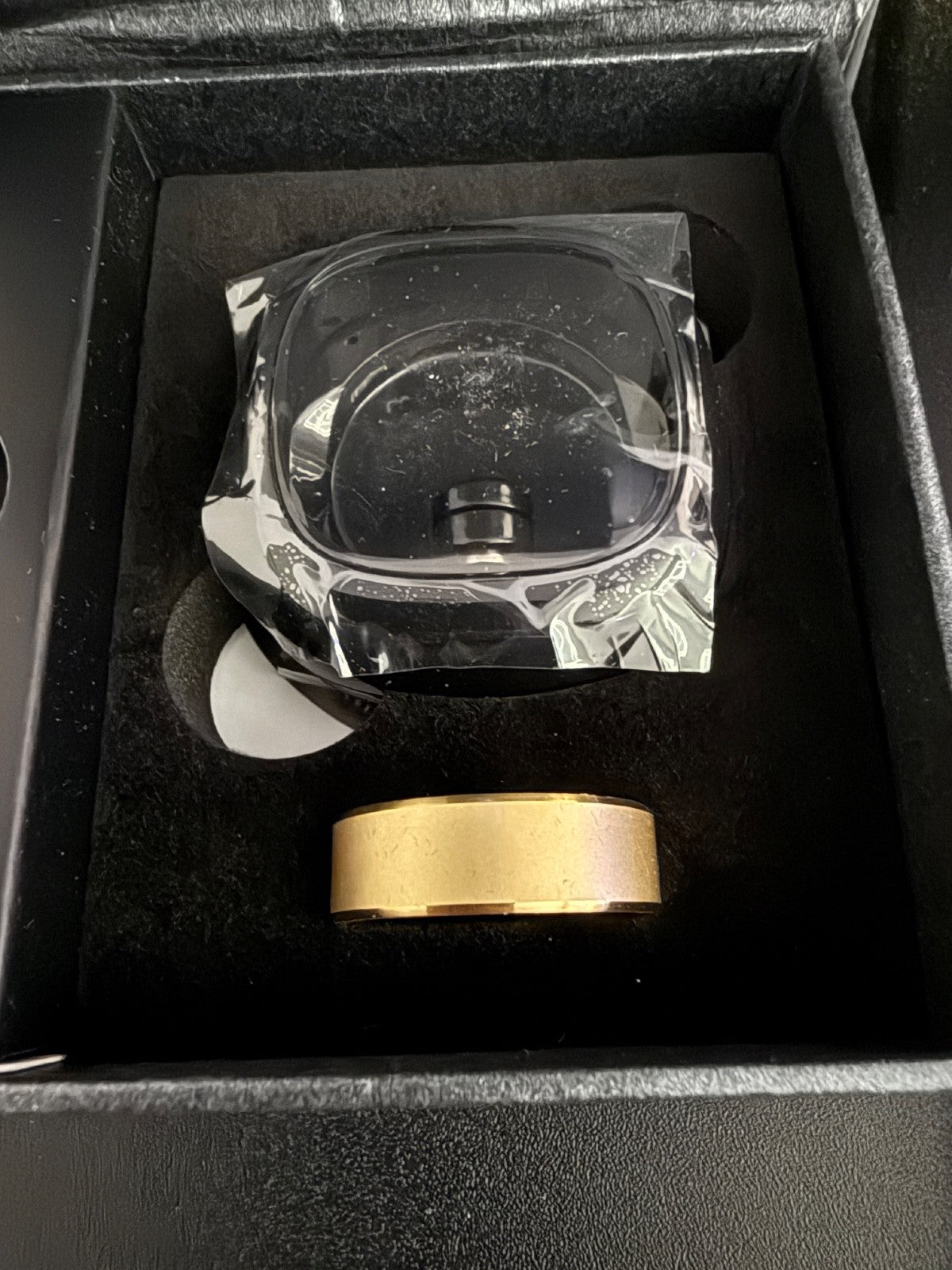 Gold Smart Health Ring Fitness Tracker for Men and Women Size 11