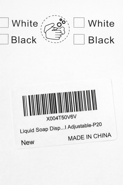 White Rechargeable Automatic Soap Dispenser Touchless Liquid Soap | 0314