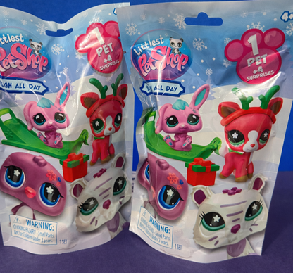 Littlest Pet Shop Blind Bag Winter Snow Day Series 2 Two Pack Pets