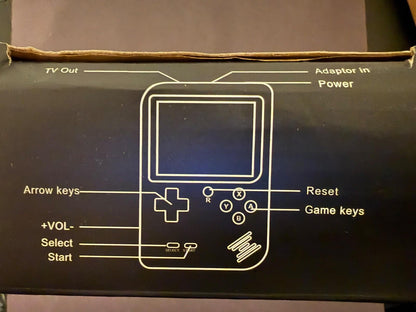 Handheld Retro Game Console Plus Red Portable System TV Output Classic Games