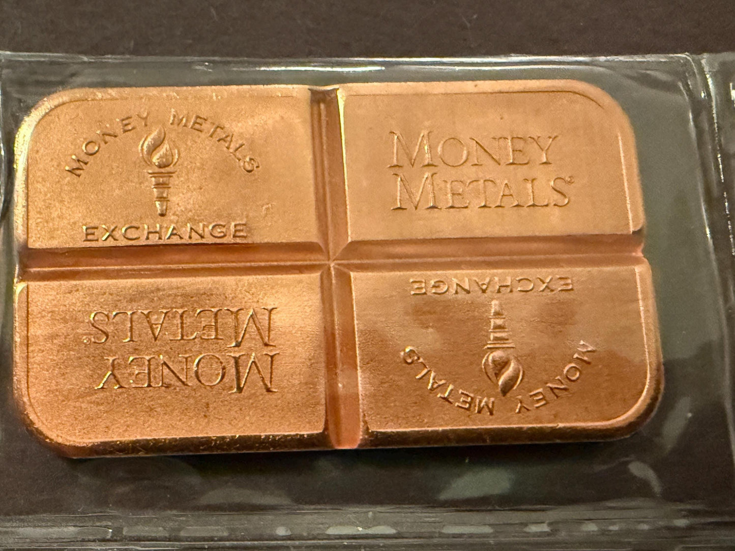 4 Pack 1 oz Copper Divisible Bars .999 Fine Pure 4 AVDP Ounces Bullion