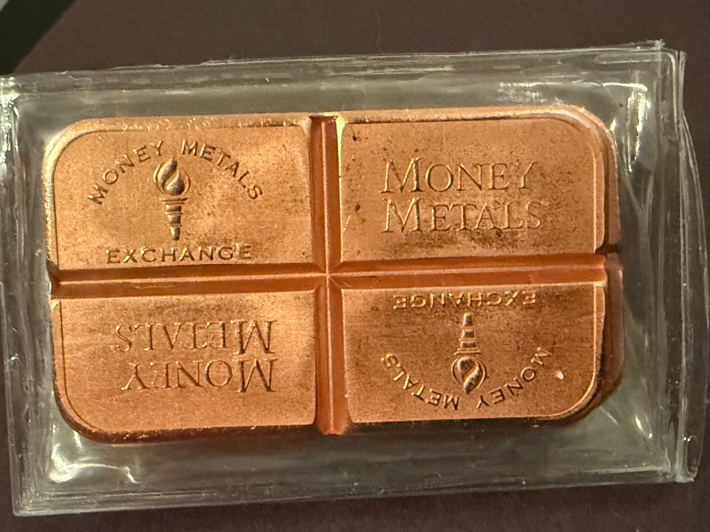 4 Pack 1 oz Copper Divisible Bars .999 Fine Pure 4 AVDP Ounces Bullion