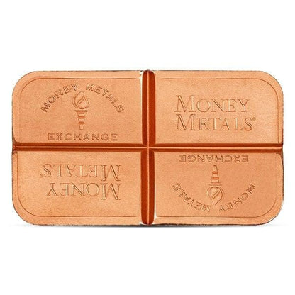 4 Pack 1 oz Copper Divisible Bars .999 Fine Pure 4 AVDP Ounces Bullion