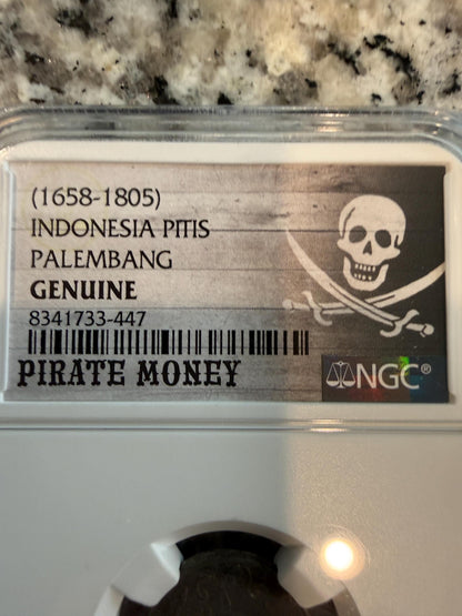 NGC Genuine Mercury Dime Route 66 + Indonesia Palembang Pirate Coin
