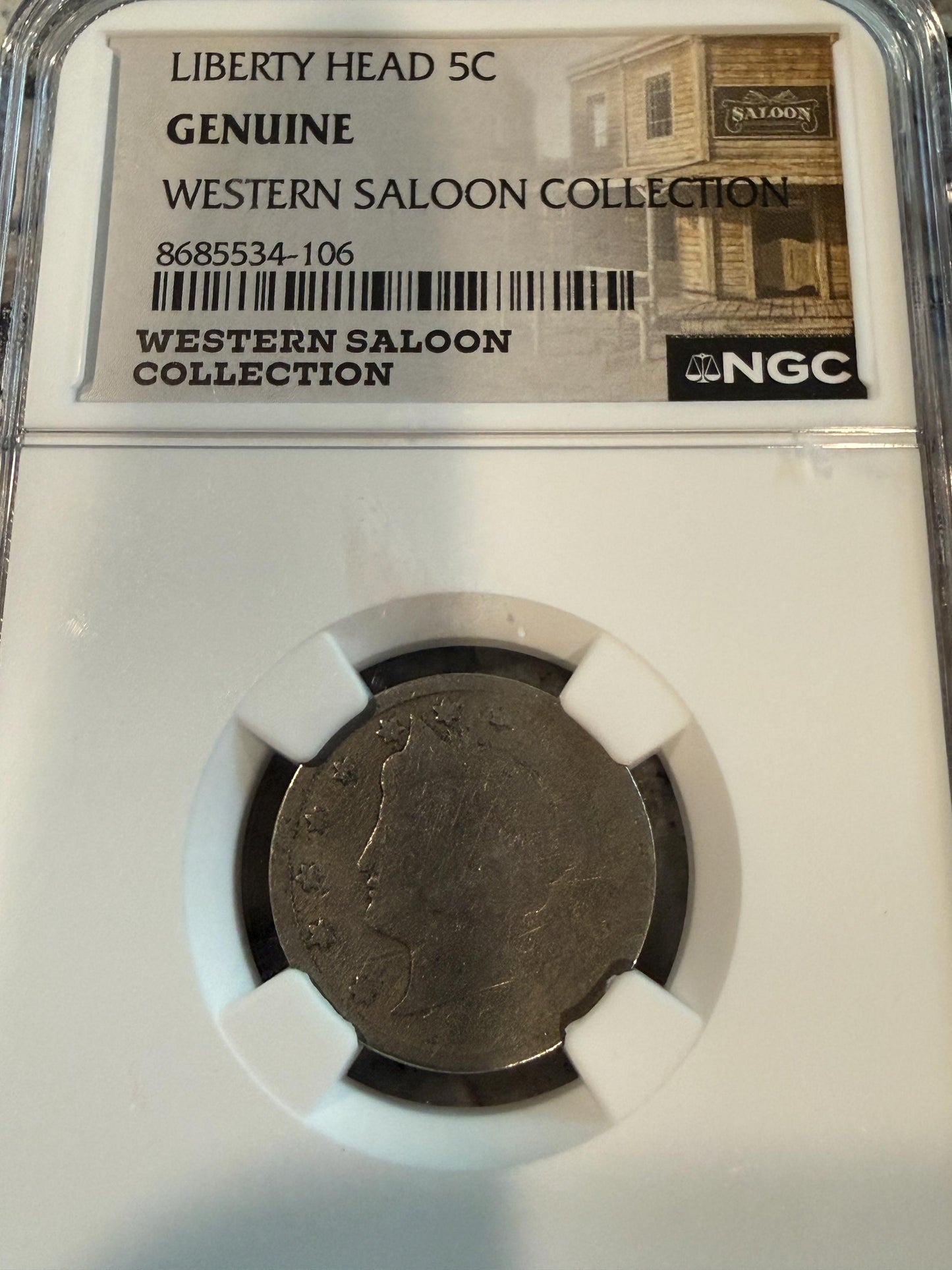 NGC ICG Certified Liberty Head 5C Coin Lot 3 Western Saloon Collection
