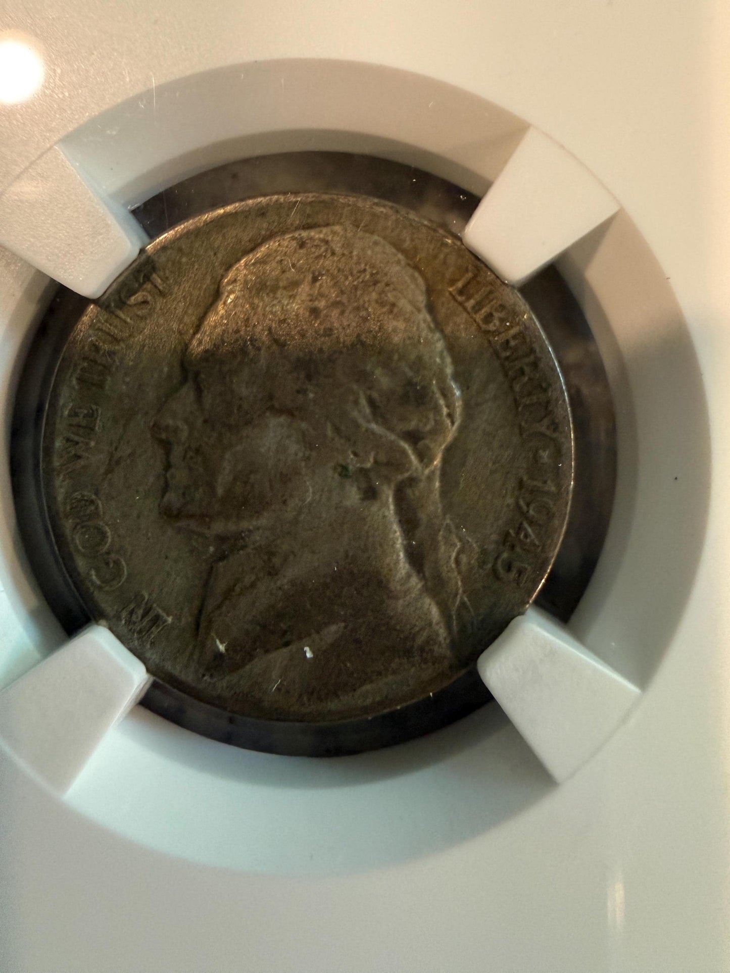 1969 S Kennedy Half Dollar Proof & WWII War Nickel 1942-45 NGC Genuine