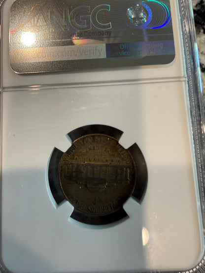 NGC WWII War Nickel 1942-45 Black Ruthenium 24K Gold 5C Certified Coin