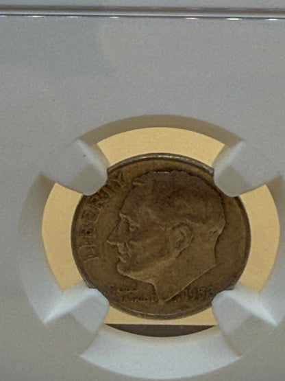 NGC Certified Roosevelt Silver Dime Genuine Random Date Pinball Collection 10C Silver