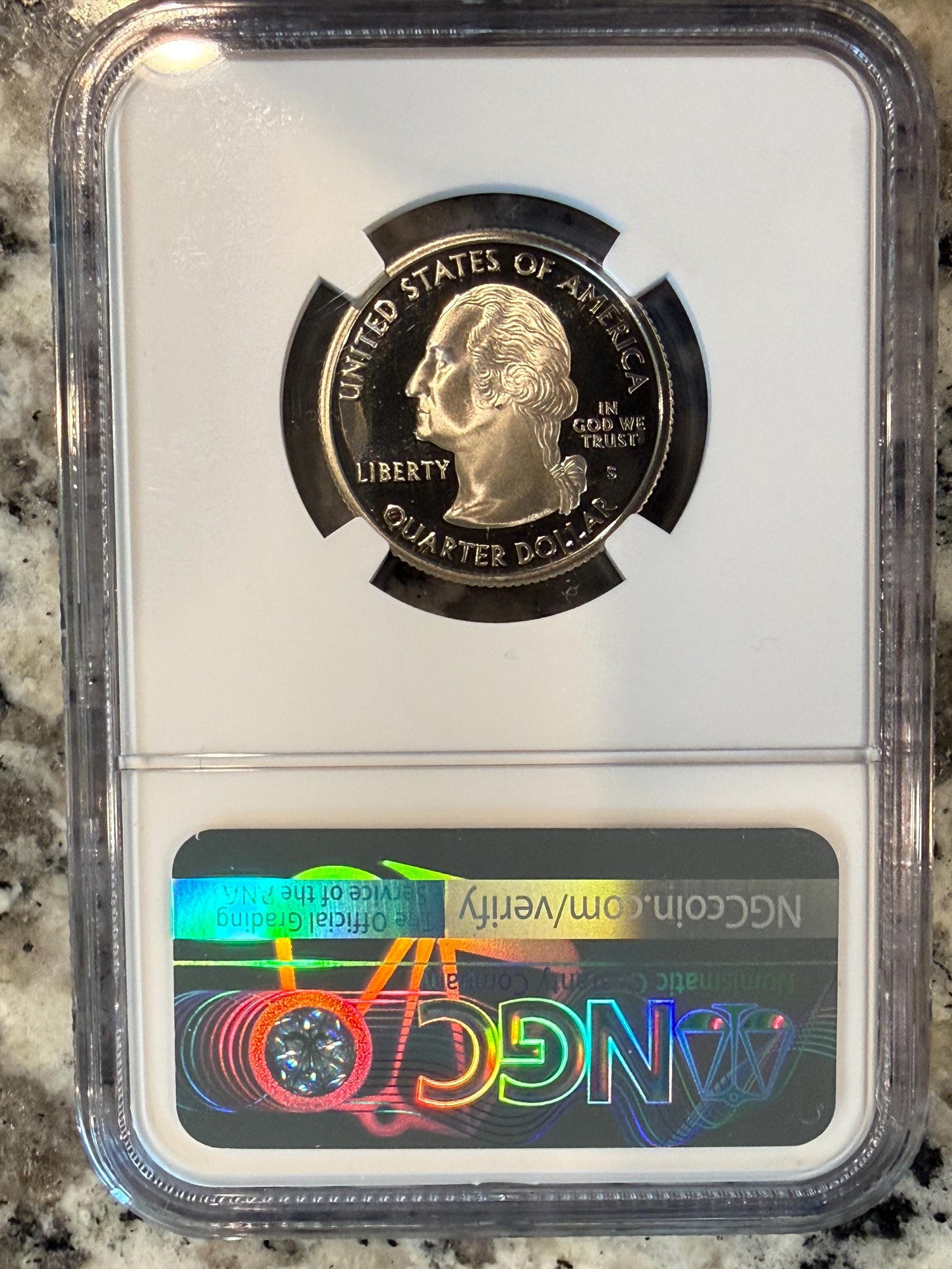 2008 S Hawaii State Quarter NGC PF Ultra Cameo GEM Proof Clad 25C
