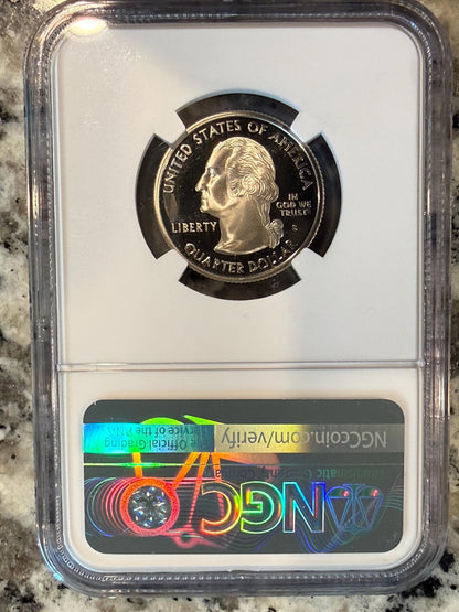 2008 S Hawaii State Quarter NGC PF Ultra Cameo GEM Proof Clad 25C