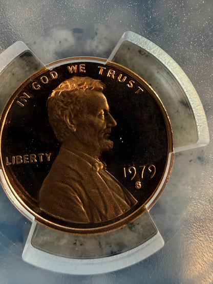 1979 S Lincoln Cent PCGS PR69RD DCAM Type 2 Proof Penny Graded