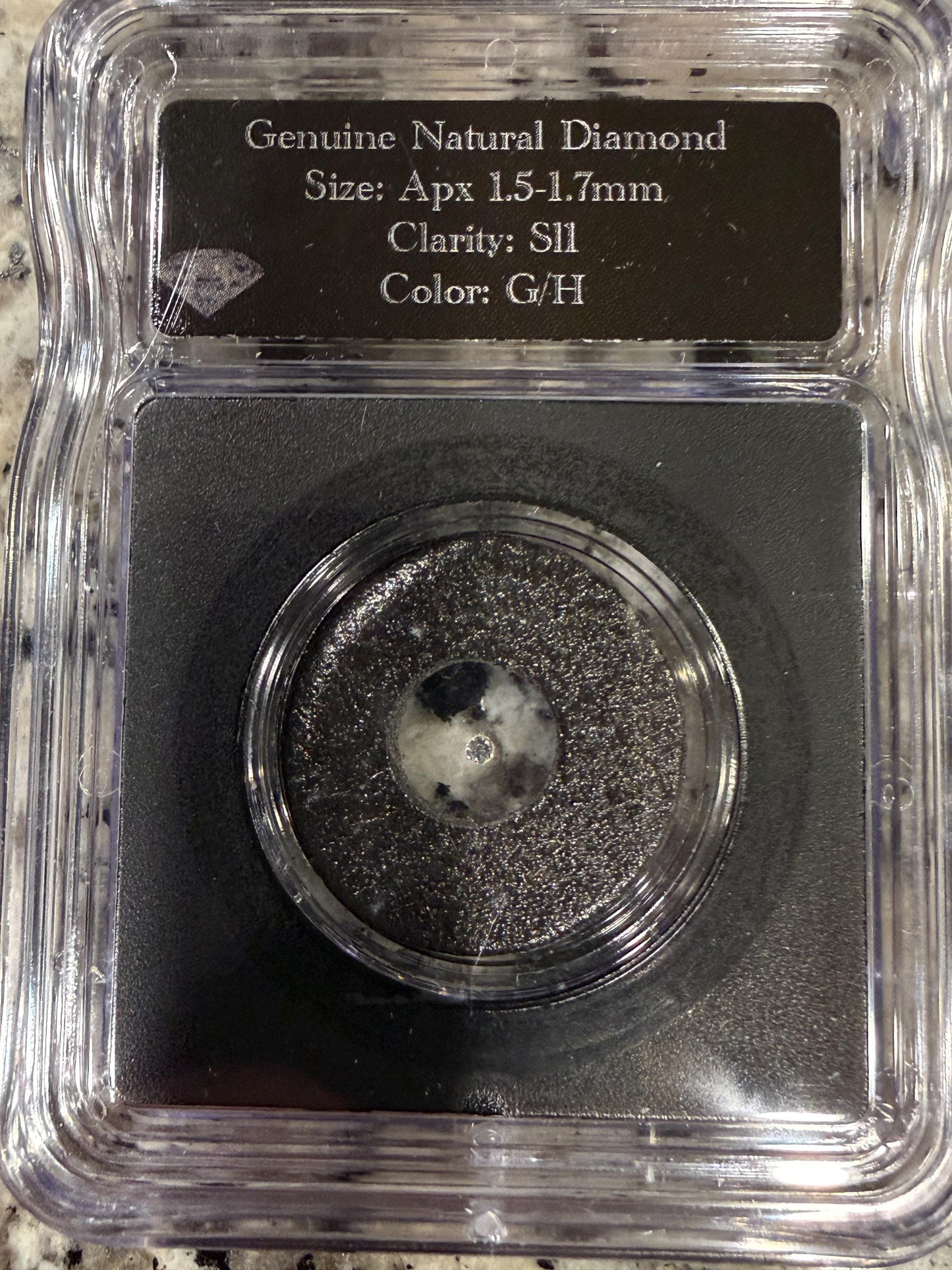 Natural Diamond 1.5-1.7mm SI1 G-H Round Loose Genuine Diamond