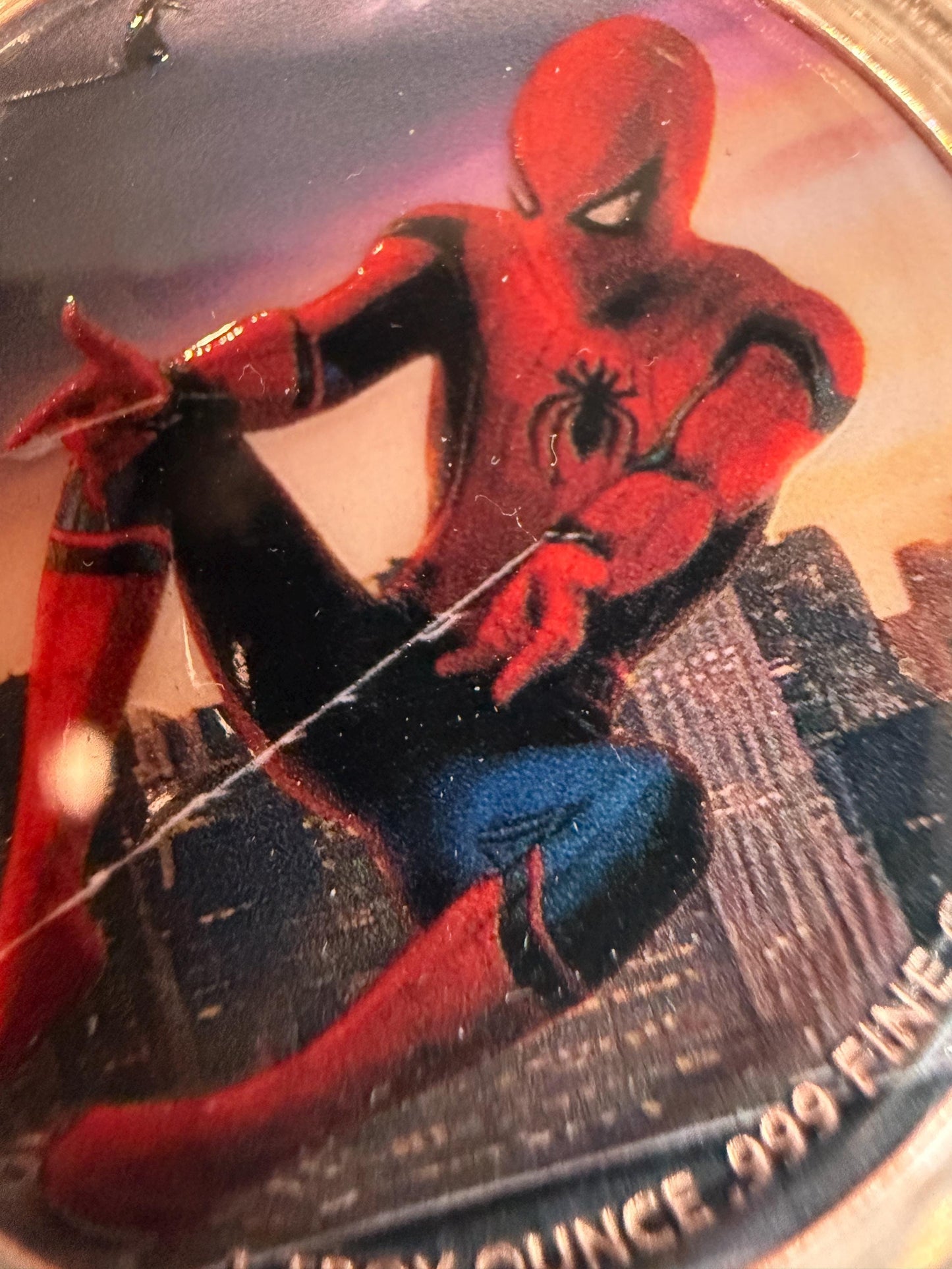 DuoStack Spiderman vs Venom 2 x 1oz .999 Fine Copper Colorized Coin Set