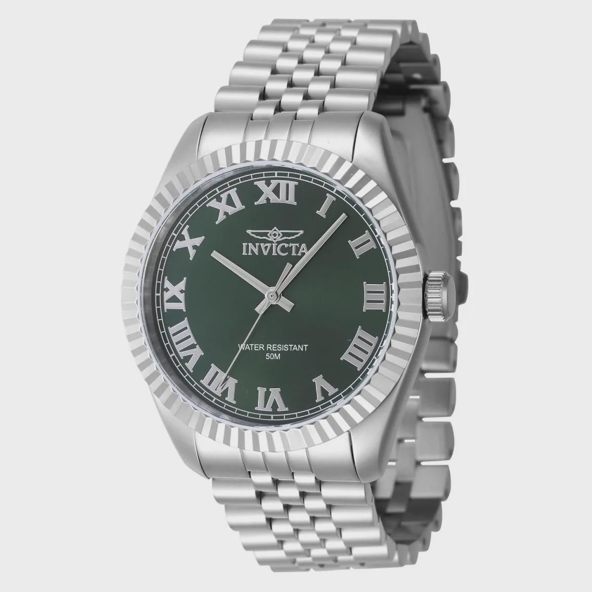 Invicta Specialty Windsor Men’s Watch 43mm Black Dial Roman Numeral Steel