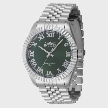 Invicta Specialty Windsor Men’s Watch 43mm Black Dial Roman Numeral Steel