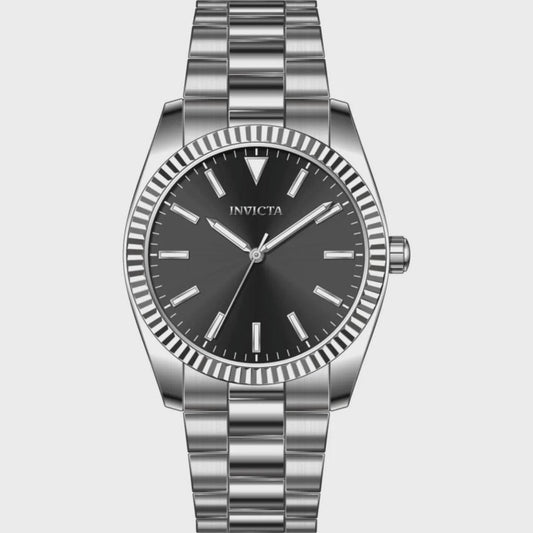 Invicta Celestial Langdon Men’s Watch 40mm Stainless Steel Black Dial Classic Luxury | 0346