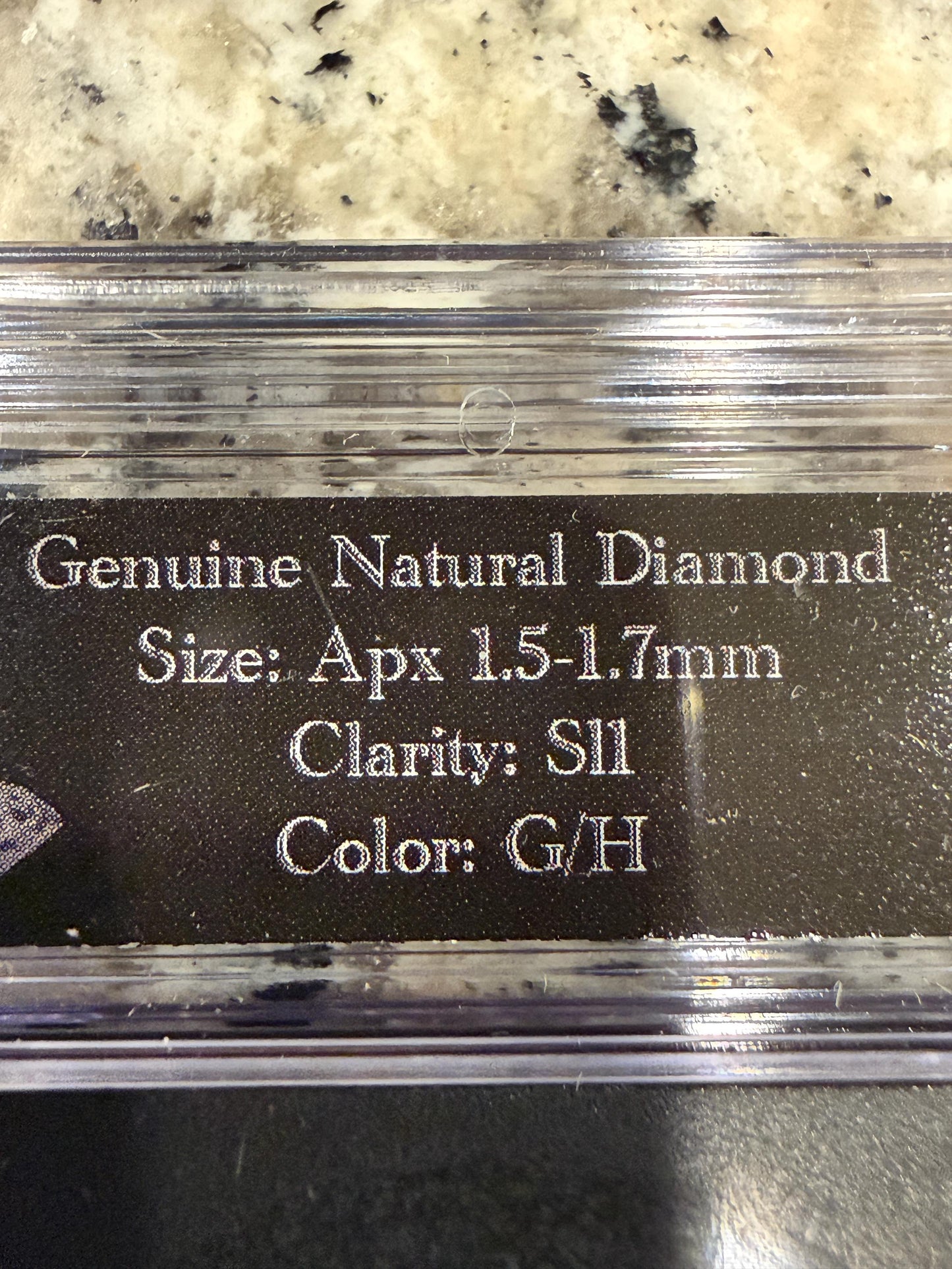 Natural Diamond 1.5-1.7mm SI1 G-H Round Loose Genuine Diamond