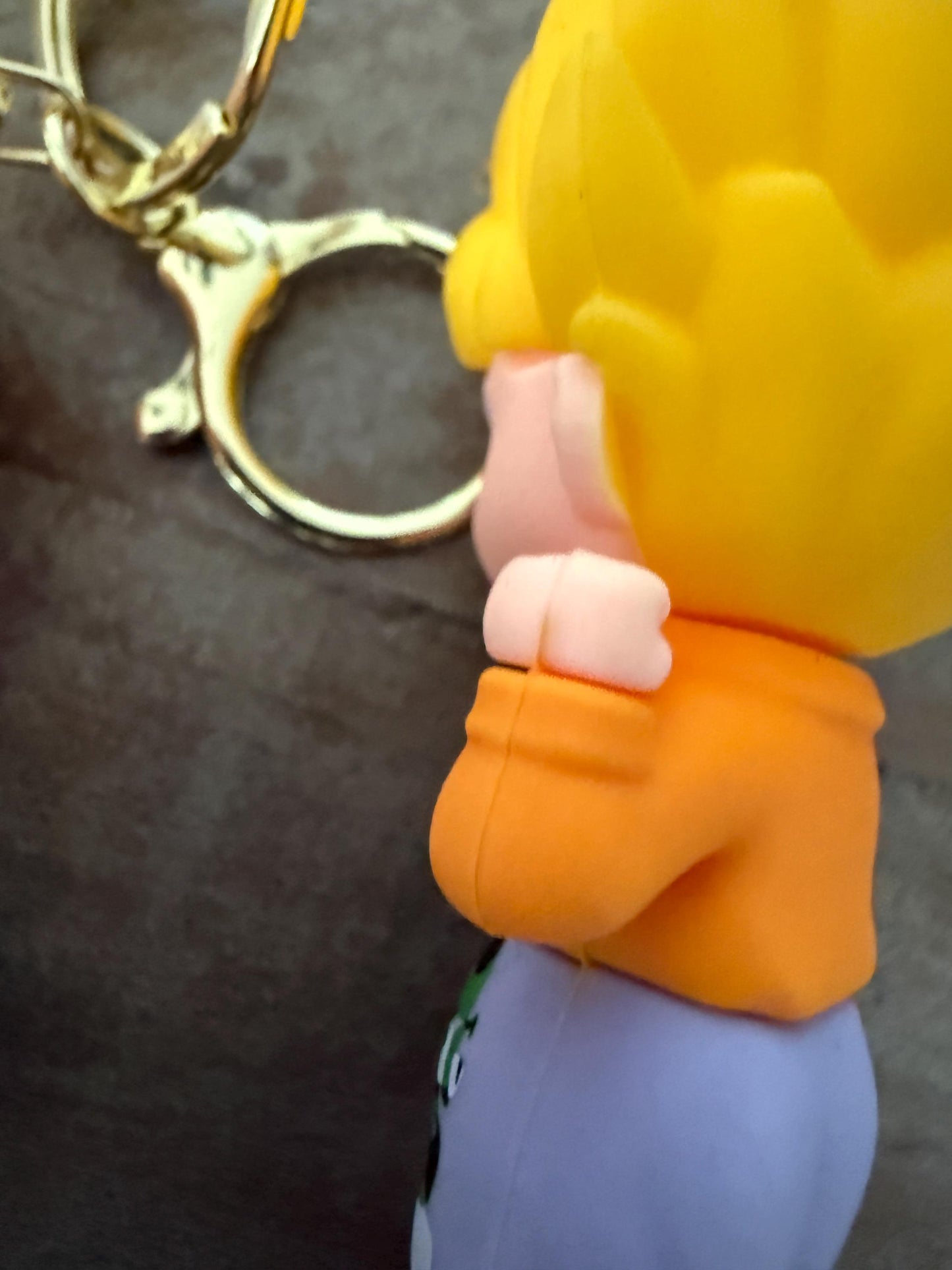 Dragon Ball Z Keychain Set Krillin & SSJ Gohan Anime Figure Charm Lot