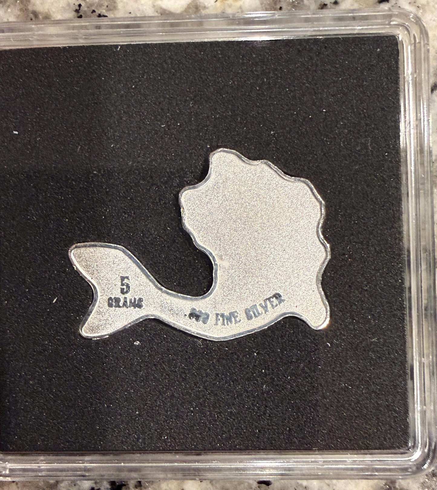 Pan Silver Mermaid 5 Gram .999 Fine Silver Bar Limited Mintage