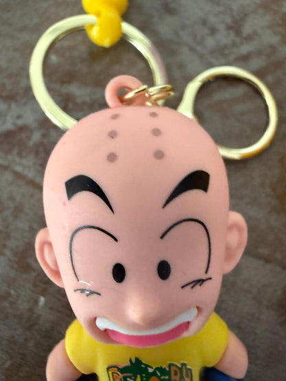 Dragon Ball Z Keychain Set Krillin & SSJ Gohan Anime Figure Charm Lot