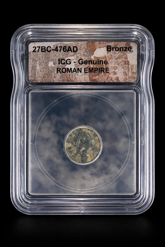 ICG Certified Roman Empire Bronze Ancient Coin Genuine Authentic Slabbed