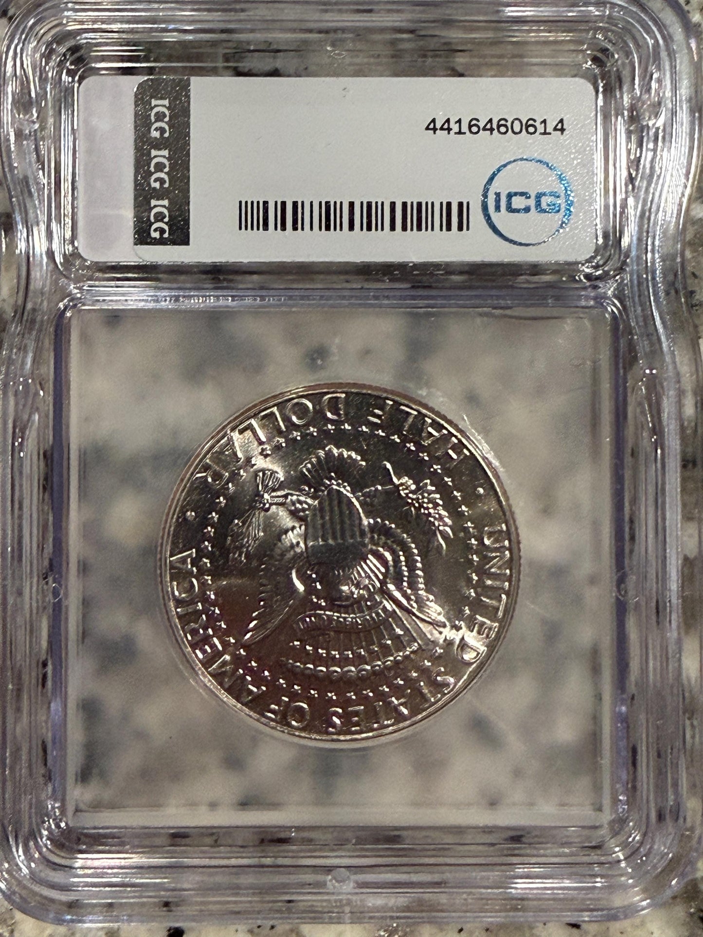 ICG Error Slab 1994 Kennedy Half Dollar Label Mismatch Rare Grading Error