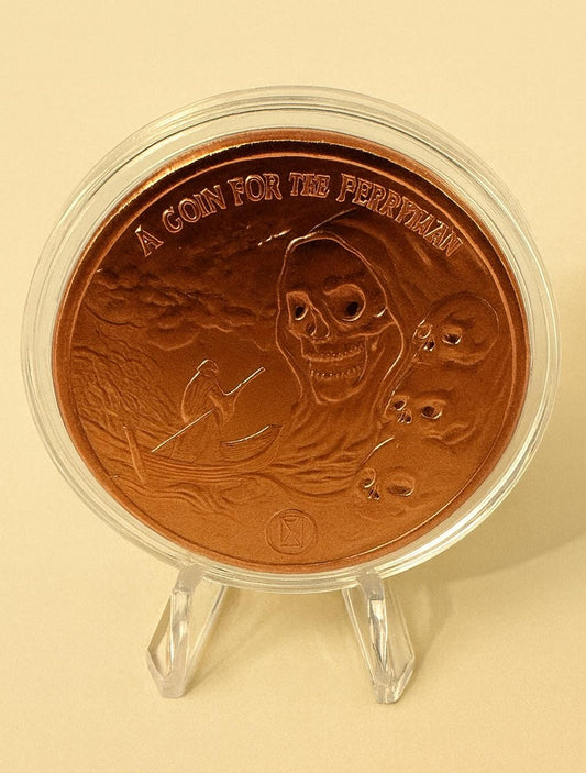 1 oz .999 Fine Copper Round A Coin for the Ferryman Collectible Medallion